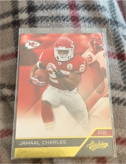 2011 Panini Absolute Memorabilia #50 Jamaal Charles — front