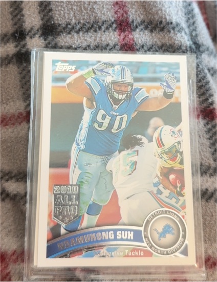 2011 Topps Football 2010 All Pro Ndamukong Suh — front