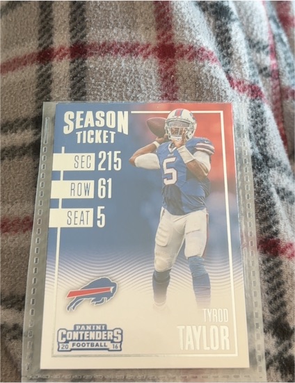 2016 Panini Contenders Season Ticket Tyrod Taylor — front
