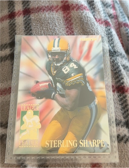 1994 Fleer League Leaders #6 Sterling Sharpe — front
