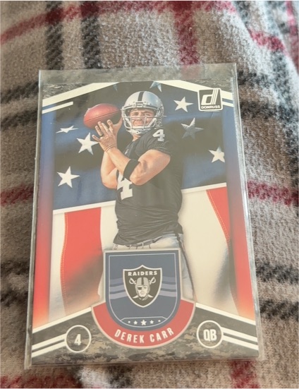 2018 Donruss Glory #G-4 Derek Carr — front