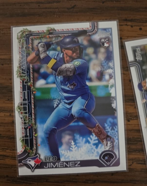 2025 Topps Holiday #H57 Leo Jimenez — front