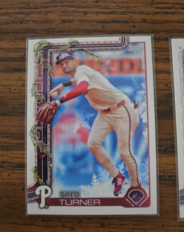 2025 Topps Holiday #H90 Trea Turner — front