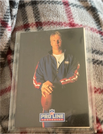 1991 Pro Line Portraits #227 Phil Simms — front