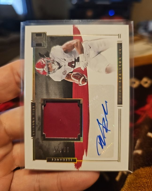 2022 Panini Impeccable Elegance #18 Brian Robinson Jr. — front