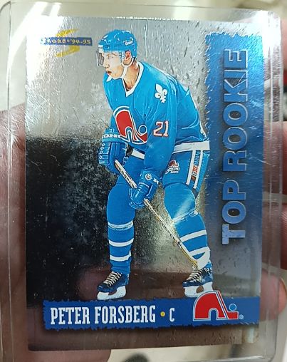 1994-95 Score Top Rookie #TR2 Peter Forsberg — front