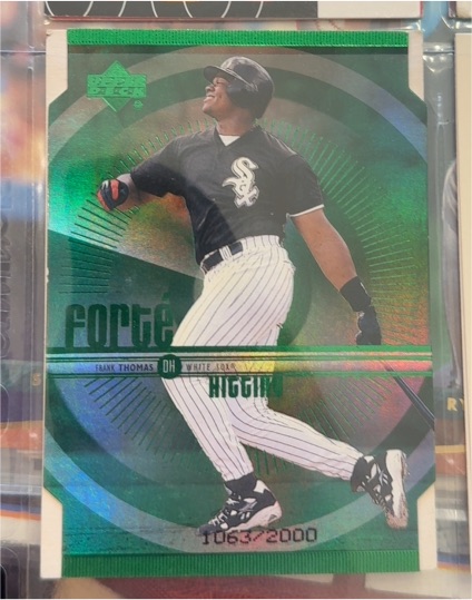 1999 Upper Deck Forte #F12 Frank Thomas — front
