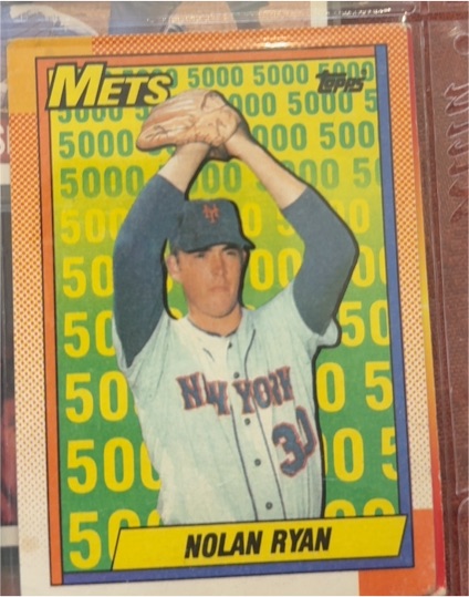 1990 Topps #2 Nolan Ryan New York Mets — front