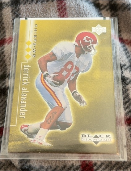 1998 Upper Deck Black Diamond #83 Derrick Alexander — front