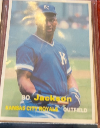 1989 Topps #441 Bo Jackson — front