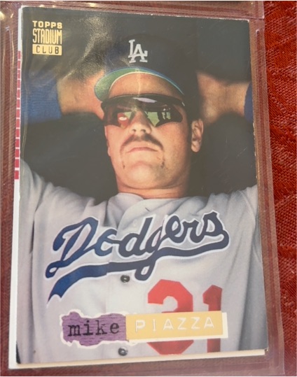 1994 Topps Stadium Club #1 Mike Piazza — front