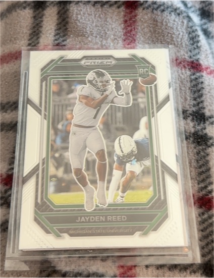 2023 Panini Prizm Draft Picks #145 Jayden Reed — front