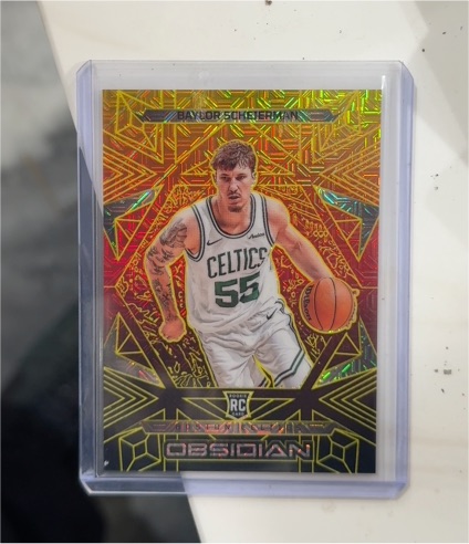 2024-25 Panini Obsidian #154 Baylor Scheierman — front