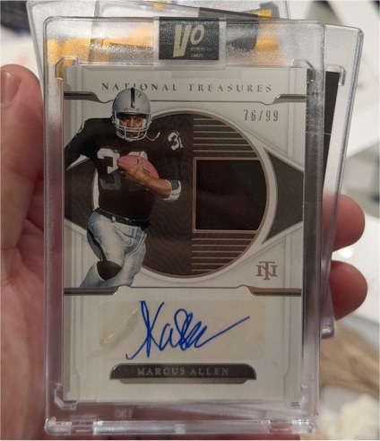 2021 Panini National Treasures #76 Marcus Allen — front