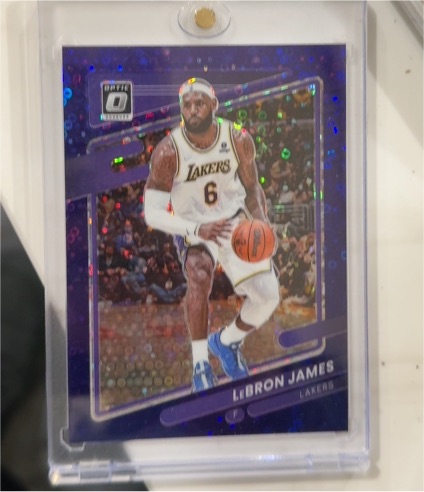 2021-22 Panini Donruss Optic #41 LeBron James — front