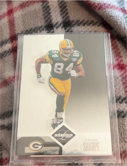 2000 Leaf Limited #84 Sterling Sharpe — front