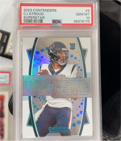 2023 Panini Contenders #9 CJ Stroud Superstar — front