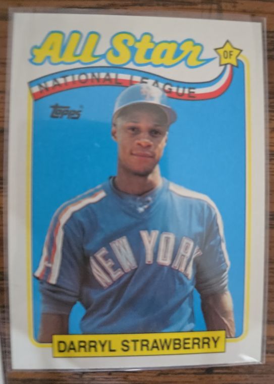 1989 Topps #390 Darryl Strawberry — front