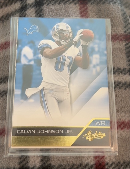 2011 Panini Absolute Memorabilia #35 Calvin Johnson Jr. — front