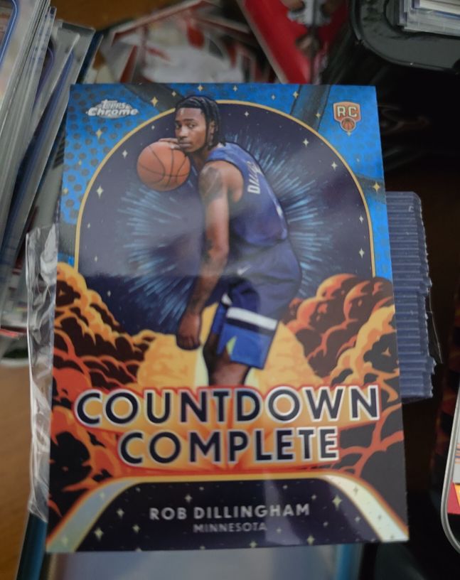 2024-25 Topps Chrome #CC-16 Rob Dillingham Countdown Complete — front