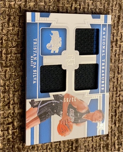 2024-25 Panini National Treasures #33 Tristan Da Silva — front
