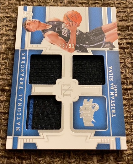 2023 Panini National Treasures #33 Tristan Da Silva — front
