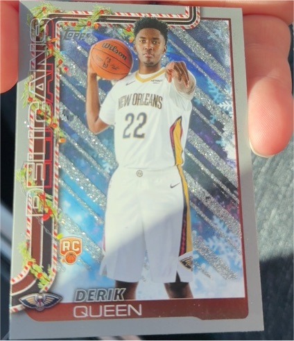 2025-26 Topps Holiday #H173 Derik Queen — front