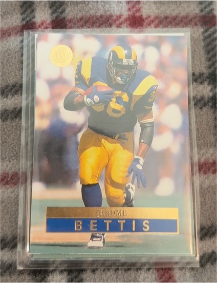 1996 Fleer Ultra #130 Jerome Bettis — front