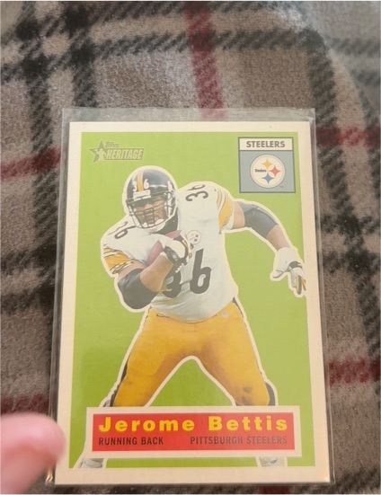 2001 Topps Heritage #59 Jerome Bettis — front