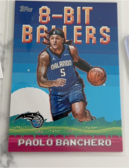 2025-26 Topps #8B-9 Paolo Banchero 8-Bit Ballers — front