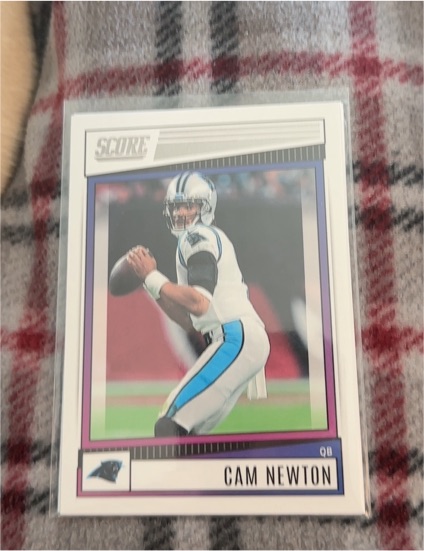 2022 Panini Score #48 Cam Newton — front