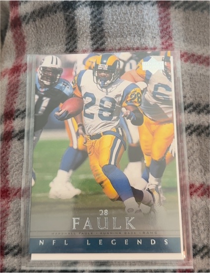 1991 Upper Deck #28 Marshall Faulk — front