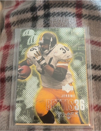 2000 Upper Deck Black Diamond #91 Jerome Bettis — front