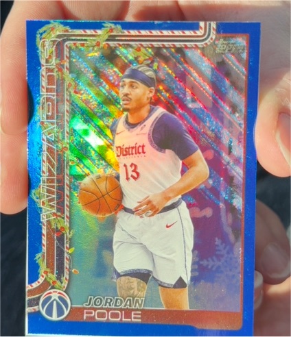 2025-26 Topps Holiday #H73 Jordan Poole — front