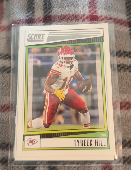 2022 Panini Score #113 Tyreek Hill — front