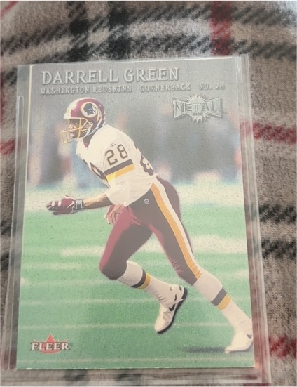2000 Fleer Metal #18 Darrell Green Washington Redskins — front