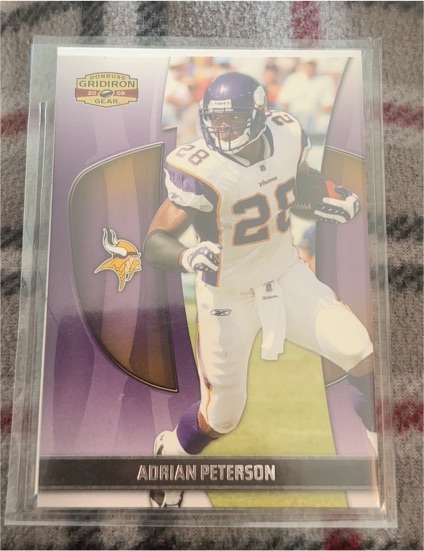 2009 Donruss Gridiron Gear #2 Adrian Peterson — front