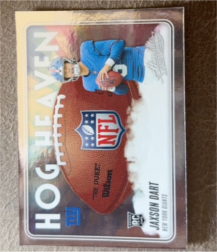 2025 Panini Absolute Hog Heaven #HH-JDT Jaxson Dart — front