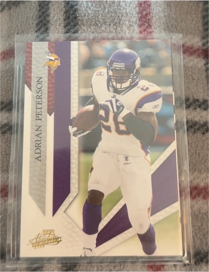 2005 Upper Deck Absolute Memorabilia #249 Adrian Peterson — front