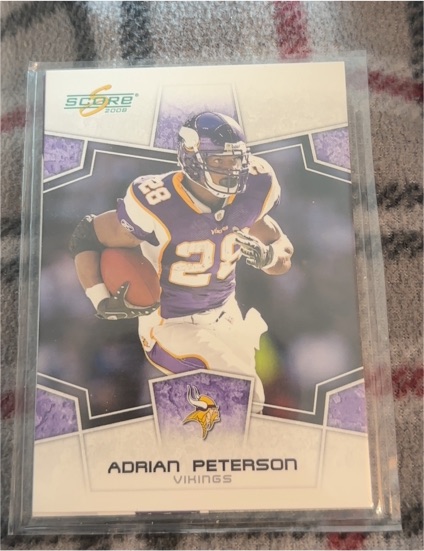 2008 Score #172 Adrian Peterson — front
