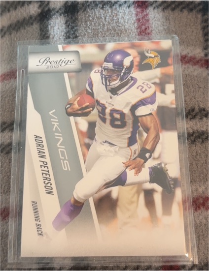 2010 Panini Prestige #107 Adrian Peterson — front