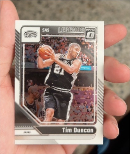 2024-25 Panini Donruss Optic #248 Tim Duncan Legends — front