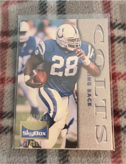1995 SkyBox Premium #54 Marshall Faulk — front