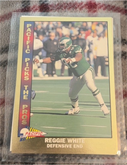 1993 Pacific Picks The Pros #12 Reggie White — front