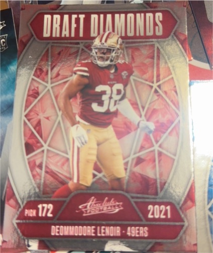 2021 Panini Absolute Draft Diamonds #172 Deommodore Lenoir — front