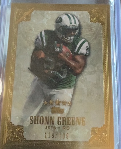 2012 Topps Five Star #119 Shonn Greene — front