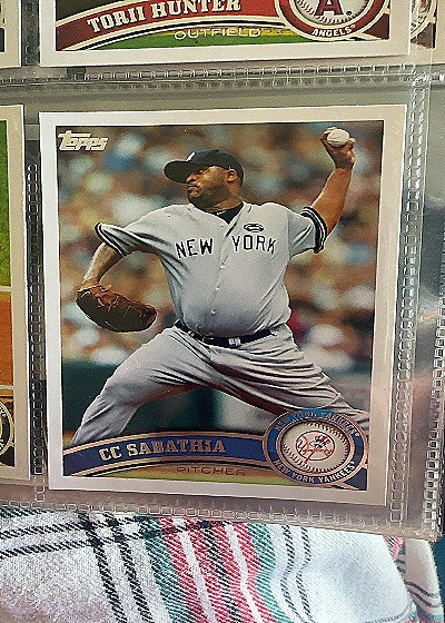 2011 Topps #102 CC Sabathia — front