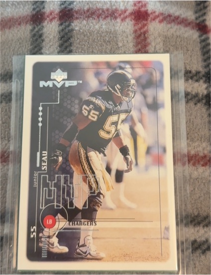 1999 Upper Deck MVP #162 Junior Seau — front