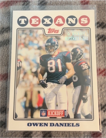 2008 Topps Kickoff #141 Owen Daniels — front