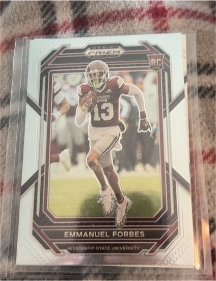 2023 Panini Prizm Draft Picks #180 Emmanuel Forbes — front
